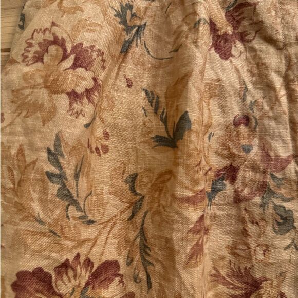 Vintage Lauren Ralph Lauren Size Small High Rise Linen Floral Print Short - Picture 4 of 9